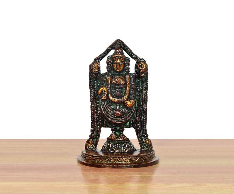 Brass Lord Tirupati Bala Ji Idol (Height :4 inch) (Color 3)