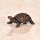 Copper Handcrafted Tortoise Figurine Kachua Unique Home Decor Vastu Accent (Height: 1 inch)