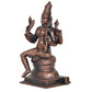 Copper Goddess Rajarajeshvari Idols, Tripura Sundari Murti, Lalita Devi, Rajarajeshwari Sculpture, Raj Rajeshvari Statue,(Height : 6.5 inch)