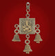 AONA Bronze Ganesha Wall Hanging with Bells