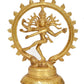 Brass Nataraj Statue - Exquisite Lord Shiva Dancing Sculpture, Perfect for Home Temple, Spiritual Decor, and Religious Gifts (Height: 9.5 inch)