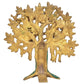 Brass Kalpavriksha Tree Table Standing with Stonework for Home Decor and Ofice Teble Decor Figurine (Height: 8.5 inch)