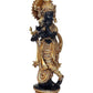 Lord Krishna Idol Statue Flute Playing Krishan Decorative Showpiece for Pooja Room Height : 16 inch