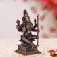 Copper Goddess Rajarajeshvari Idols, Tripura Sundari Murti, Lalita Devi, Rajarajeshwari Sculpture, Raj Rajeshvari Statue,(Height : 4.5 inch)