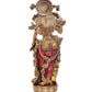 Large Slim Radha Given Blessing Position Showpiece for Home Decoration Multicolour in Resin Height 14 inch