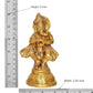 Brass Musical Ganesha Idol |Set of Six| for Home Decor and Pooja Mandir Temple (Height 6 Inch)