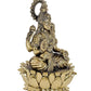 Fine Brass Lakshmi Laxmi Statue Idol Murti for Home Temple Office Mandir, (Height: 6 Inch)