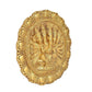 Brass Panchmukhi Ganesha Wall Hanging (Height 11 Inch)