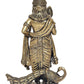 Bronze Standing Lord Kartikeya Murugan Murti for Home Decor Pooja Mandir Decorative Showpiece Murti (Height 4 Inch)