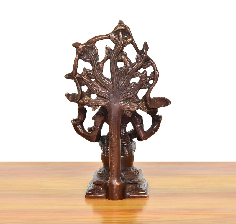 Brass Dakshinamurti Shiva Murti (Height 6.5 Inch)