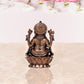 Copper Lord Ganesha Ganpati Idol Vinayak Religious Statue Copper Murti Multicolor (Height 2.75 Inch)