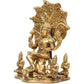 Brass Dakshinamuri Shiva, Height: 9"