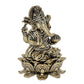 Fine Bronze Lord Ganesha Ganpati Idol Vinayak Religious Statue Murti (Height: 3 Inch)