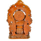 Brass Lord Ganesha Idol Ganesh Statue Sculpture for Home Decor Office Mandir Pooja Decorative Showpiece (Height 8 Inch)