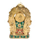 Brass Lord Ganesha Idol Statue Decorative Sculpture for Home Office Mandir Pooja Showpiece (Height 8 Inch)