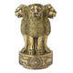 Brass Ashoka Stambh Emblem Office Showpiece (Height 7 Inches)