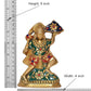 Brass Hanuman JI with Mountain Statue Idol Sculpture Statue Home Decor (Height: 6 Inch)