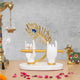 Resin White Krishna Ji Hands with Flute Figurine (Height: 7 Inch)