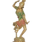 Brass Shiv Parvati Dancing Statue Idol for Temple Home Office Decor Idols (Height :15 Inch)