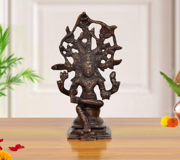 Brass Dakshinamurti Shiva Murti (Height 6.5 Inch)