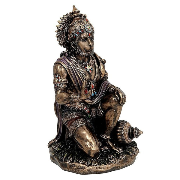 Bonded Bronze Lord Hanuman, Height 7.5" I Home Decor