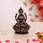 Copper Lakshmi Laxmi Statue Idol Murti for Home Temple Office Mandir, (Height: 3.5 Inch)