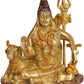 Brass Lord Shiva with Yoga Danda Height: 6 Inch