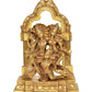 Brass Lakshmi-Narayana on Garuda Statue for Puja Temple at Home Decor Office (Height: 12 Inch)