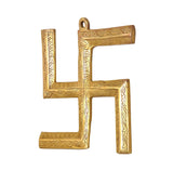 Messing Hakenkreuz Wandbehang, Nahansicht der Kanten und Reliefmuster