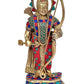 Ram Idol Murti for Pooja Ram Brass Statue Set for Home Temple Lord Ram Religious Idol Murti Multicolor in Brass (Height: 10.5 Inches)