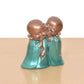 Resin Little Laughing Buddha Monk Sculpture (Height 4.5 Inch)