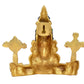 Brass Lord Tirupati Bala Ji Idol Wall Hanging Statue for Home Temple Office Decor Figurine Showpiece Multicolour (Height 9 Inch)