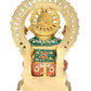 Brass Lord Ganesha Ganpati Idol Vinayak Religious Statue Brass Murti Multicolor (Height 14 Inch)