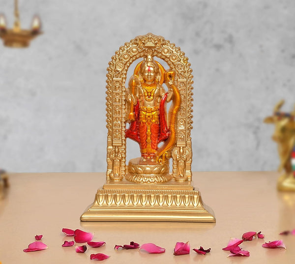Resin Ram Lalla Murti in Ayodhya Mandir (Height 5 inch)