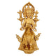 Brass Tibetan Buddhist Deity Maitreya Buddha (Height: 9inches)
