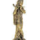 Fine Brass Lord Krishna Idol Figurine Sculpture Playing Flute Statue Decorative Showpiece, (Height 8 Inch)