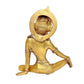 Sitting God Indra Dev Brass Statue Height : 7.5 inches