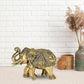 Fine Brass Elephant Decorate for Your Home,Office Table Decorative & Gift Item (Height: 2 Inch)