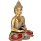 Brass Buddha Statue Idol Buddha Religious Statue, Height 18 Inch