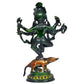 Brass Ganesha Six Hand God Ganesh Dancing On Mushak Idol for Home Decor Pooja Mandir Temple (Height 12 inch)