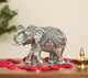 AONA Bronze Silver Elephant Sculpture 