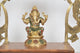 Brass Lord Ganesha Idol Ganesh Statue Decorative Sculpture for Home Decor Office Mandir Pooja Showpiece (Height 7.5 Inch)