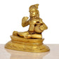 Brass Butter Krishna Bal Gopal Krishna Laddu Gopal Idol Statue | for Pooja Home Decor Mandir | (Height 5 Inch)