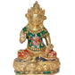 Brass Kubera God of Wealth Kuvera Kuber Kuberan Protector of The World Antique Statue Murti Statue (Height: 7.5 Inch)