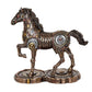 Resin Steampunk Horse Gait Statue Cold Cast & Resin Sculpture for Home Decor (Height: 9 Inches)