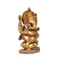 Resin Ganesha on Shankh Decorative for Home Decor Temple Pooja Mandir,Showpiece (Height: 3 Inch)