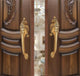 AONA Brass Man with Long Neck Door Handle Pair (Pack of 2)