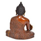 Brass Buddha Statue Handcrafted Spiritual Decor - Meditating Buddha Idol for Home Decor and Office (Height 10 Inch)