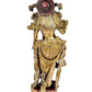 Brass Radha Rani Radhika Idol Murti Statue for mandir, 15 inch