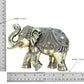 Bronze Elephant Figurine - Decorative Statue for Home Decor, Feng Shui, and Good Luck (Height 5 Inch)